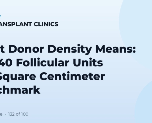 What Donor Density Means: The 40 Follicular Units per Square Centimeter Benchmark