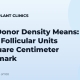 What Donor Density Means: The 40 Follicular Units per Square Centimeter Benchmark