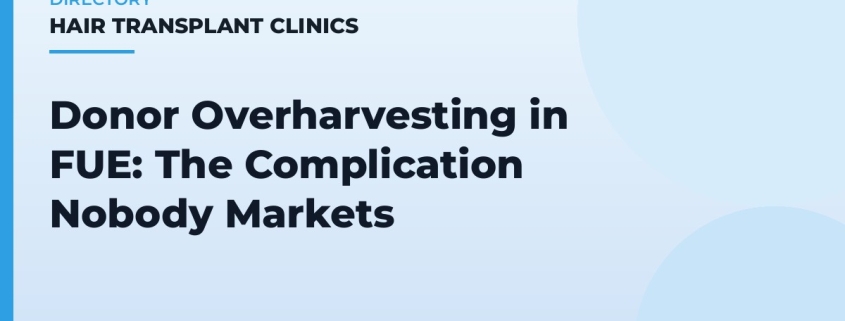 Donor Overharvesting in FUE: The Complication Nobody Markets