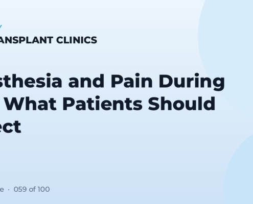 Anesthesia and Pain During FUE: What Patients Should Expect