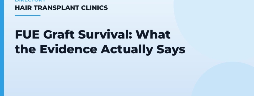 FUE Graft Survival: What the Evidence Actually Says