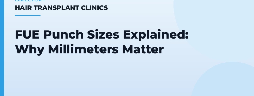 FUE Punch Sizes Explained: Why Millimeters Matter