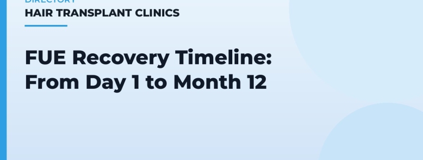 FUE Recovery Timeline: From Day 1 to Month 12