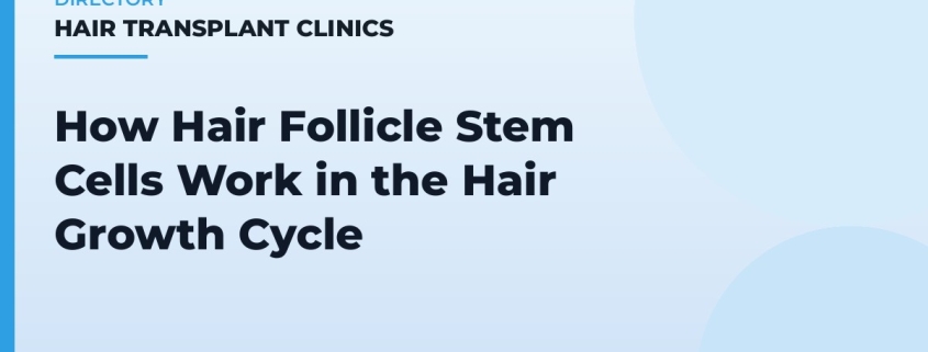 How Hair Follicle Stem Cells Work in the Hair Growth Cycle