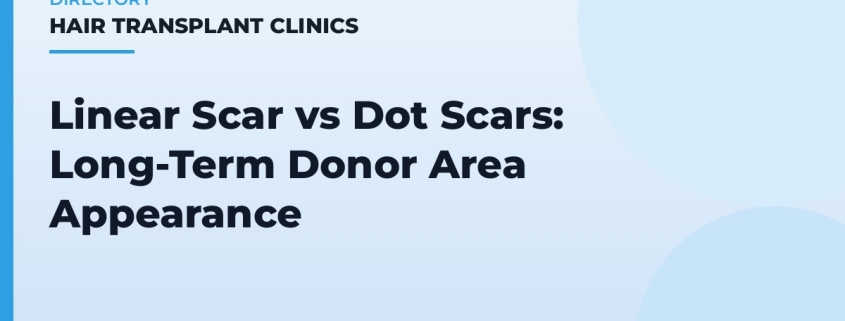 Linear Scar vs Dot Scars: Long-Term Donor Area Appearance