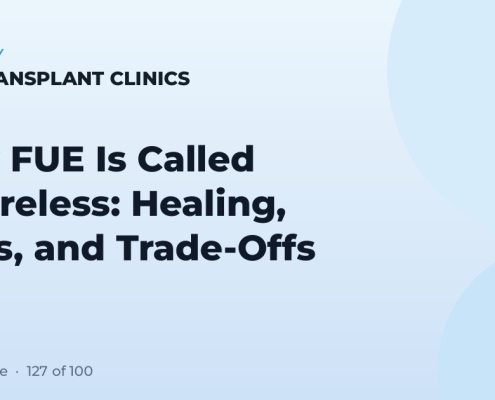 Why FUE Is Called Sutureless: Healing, Scars, and Trade-Offs
