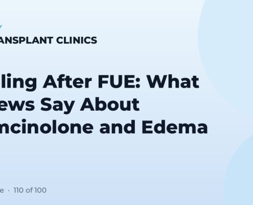 Swelling After FUE: What Reviews Say About Triamcinolone and Edema